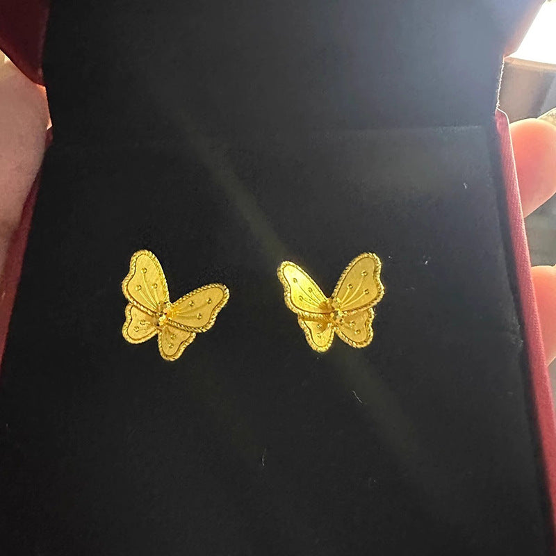 Käsintehty vintage Kulta Korvarengas