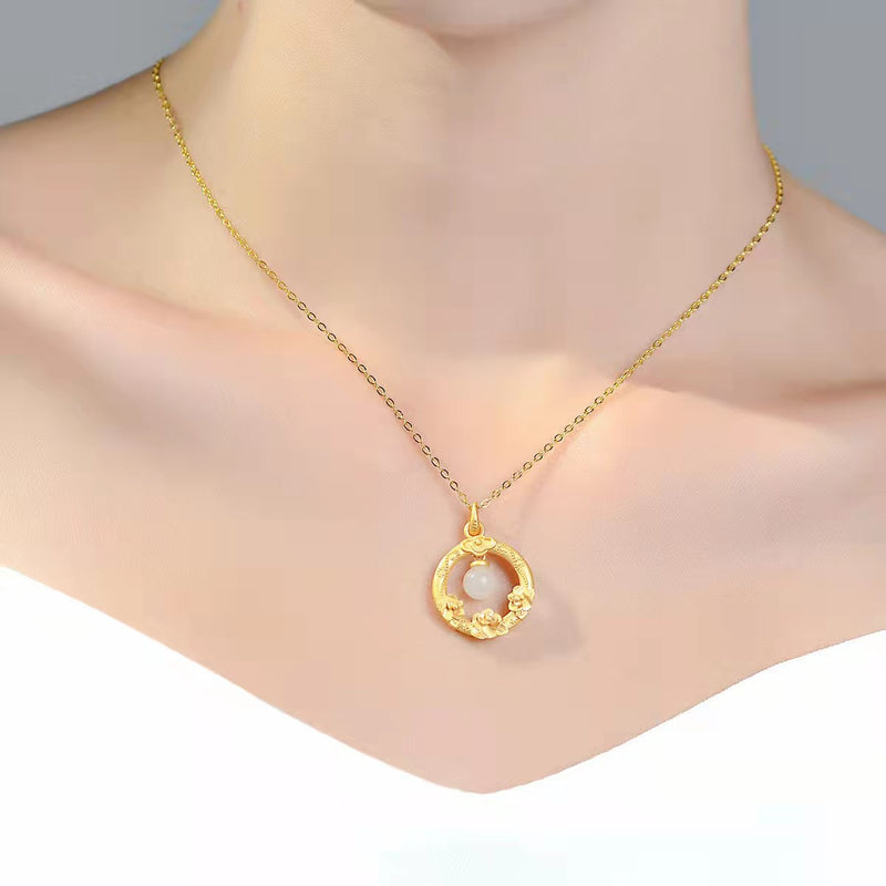 Käsintehty vintage Kulta Kaulakoru