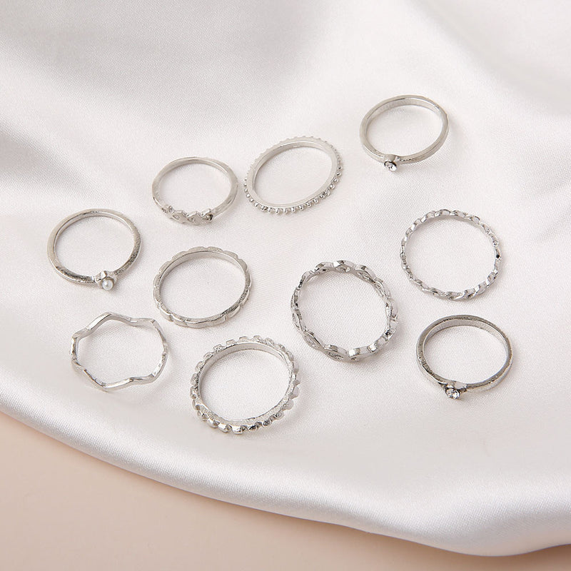 Käsintehty vintage Hopea Sormus