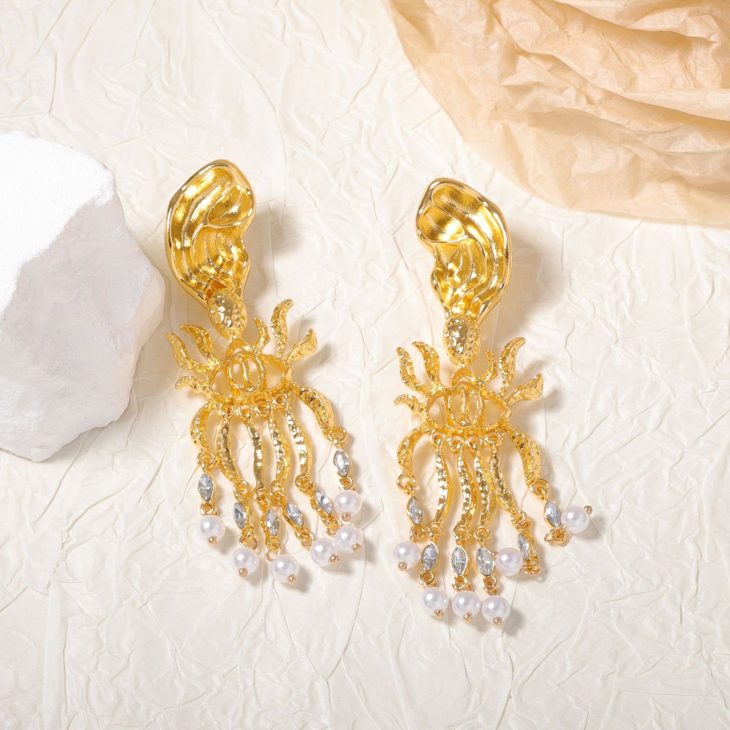 Herkkä käsityö Korvarengas