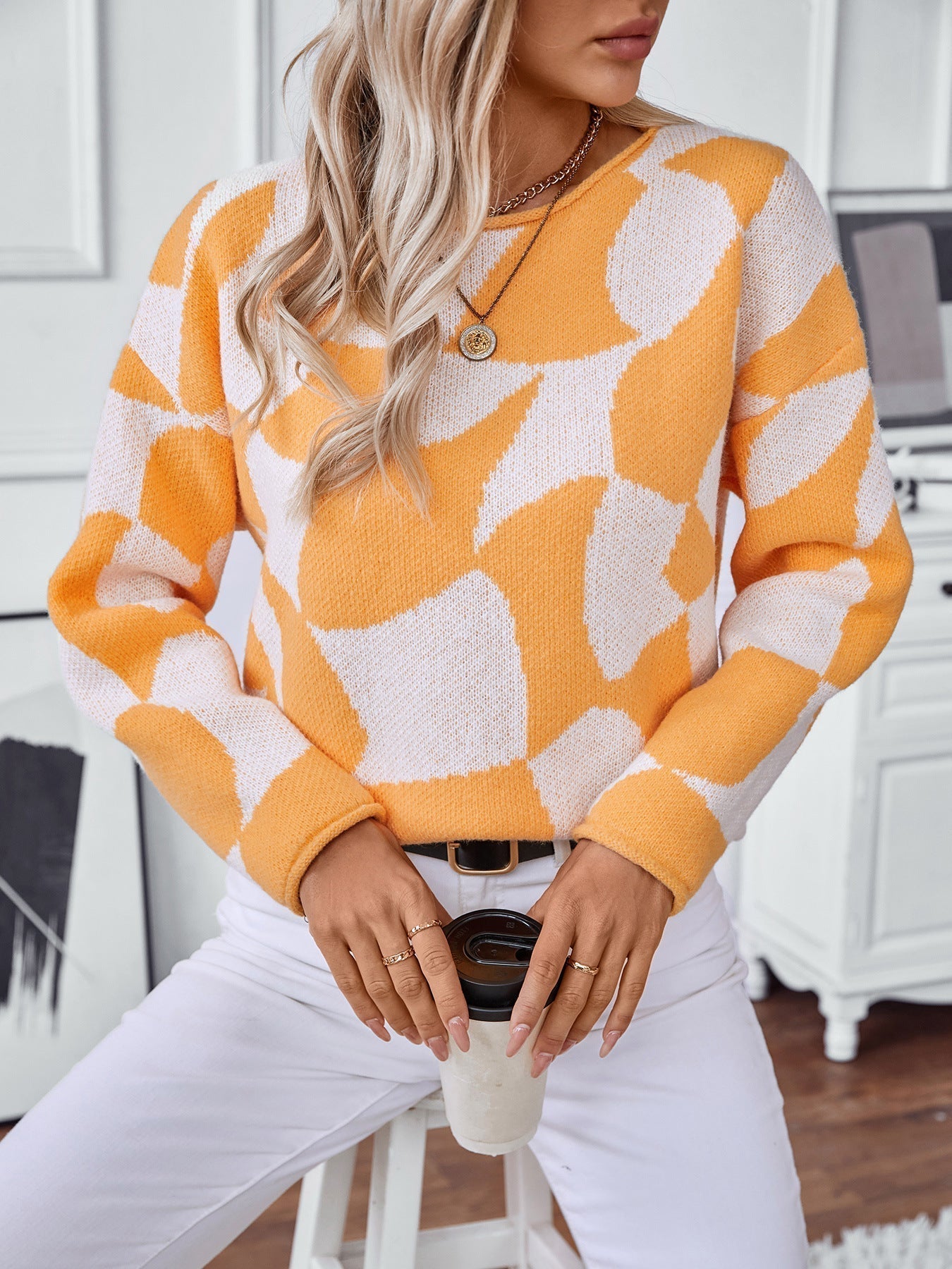 Beautifully Finished Sweater in a Timeless Design
