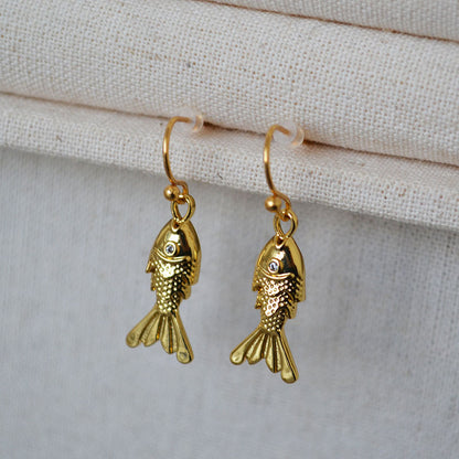 Käsintehty vintage Kulta Korvarengas