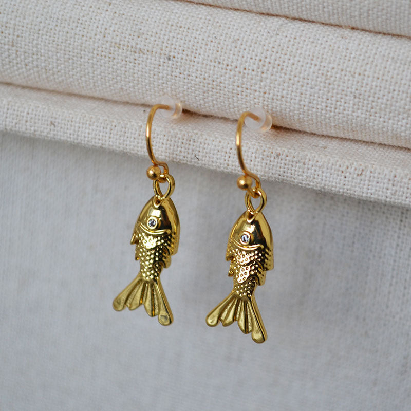 Käsintehty vintage Kulta Korvarengas