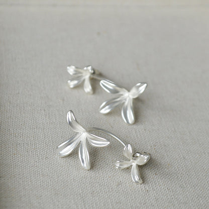 Käsintehty vintage Hopea Korvarengas