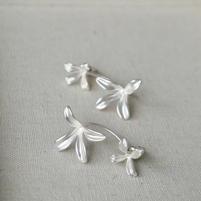 Käsintehty vintage Hopea Korvarengas