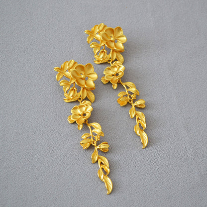 Käsintehty vintage Kulta Korvarengas