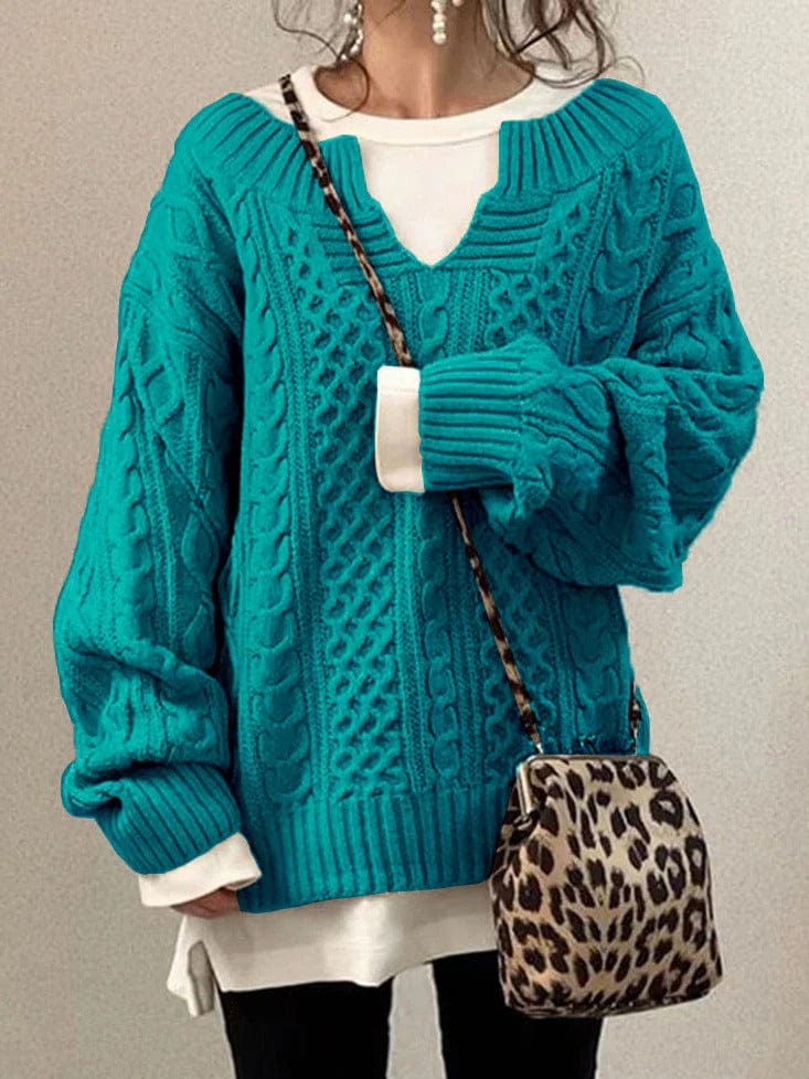 A Vintage Style Sweater with Delicate Timeless Details