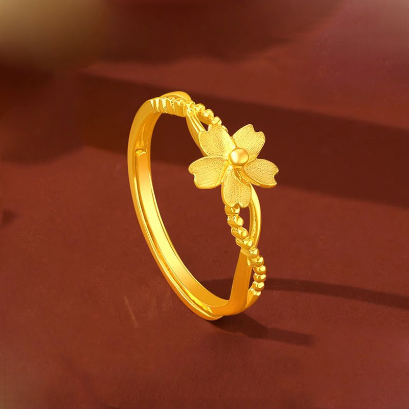 Käsintehty vintage Kulta Sormus