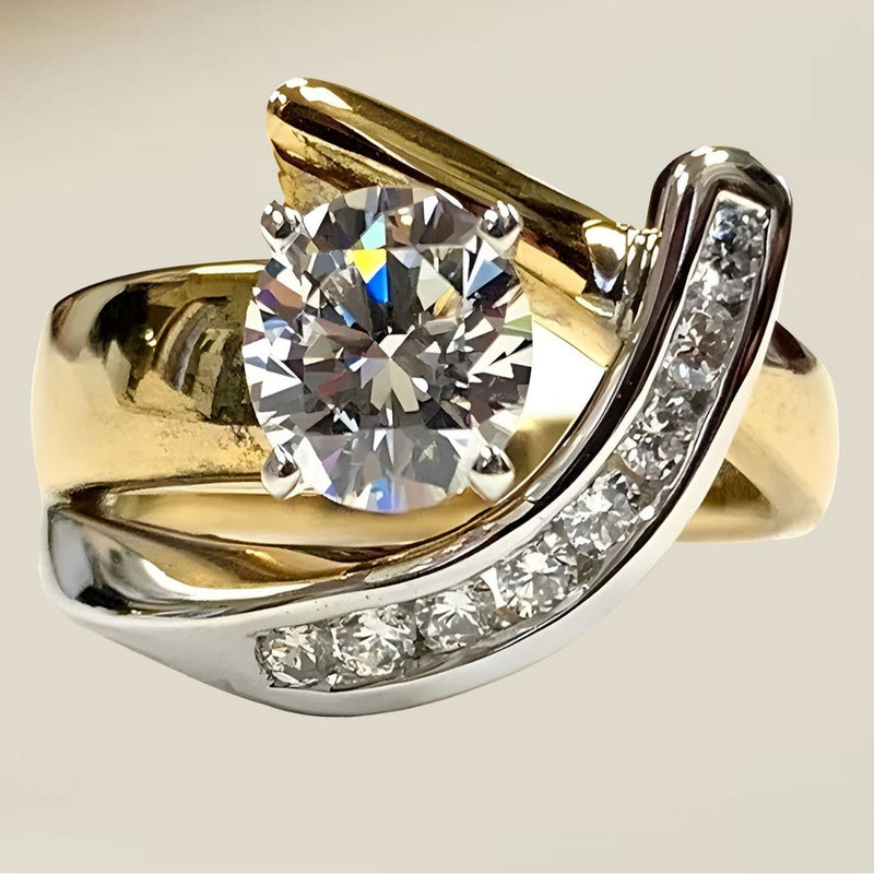 Kaunis Kulta Sormus ainutlaatuisella tyylillä