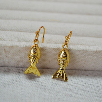 Käsintehty vintage Kulta Korvarengas