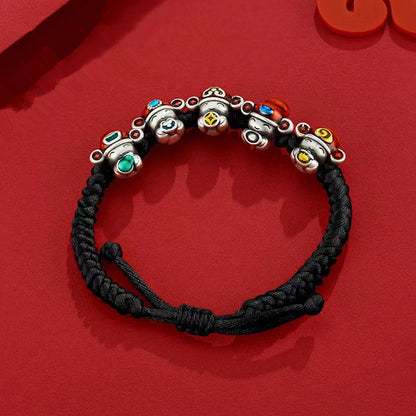 Käsintehty vintage Hopea Rannekoru