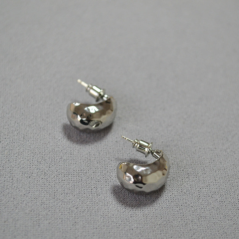 Herkkä käsityö Hopea Korvarengas