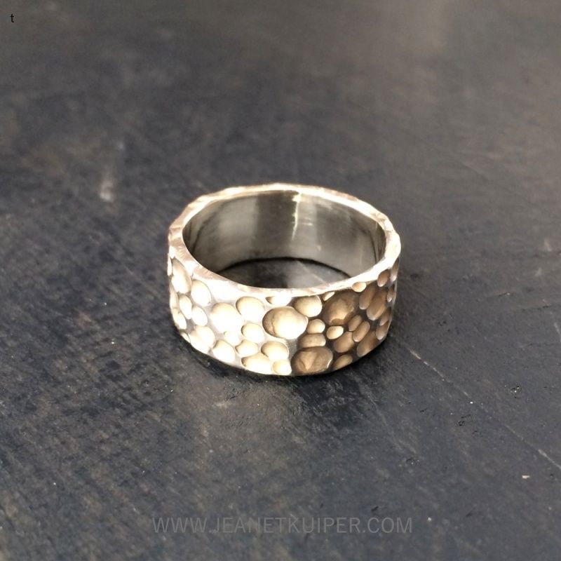 Herkkä käsityö Hopea Sormus