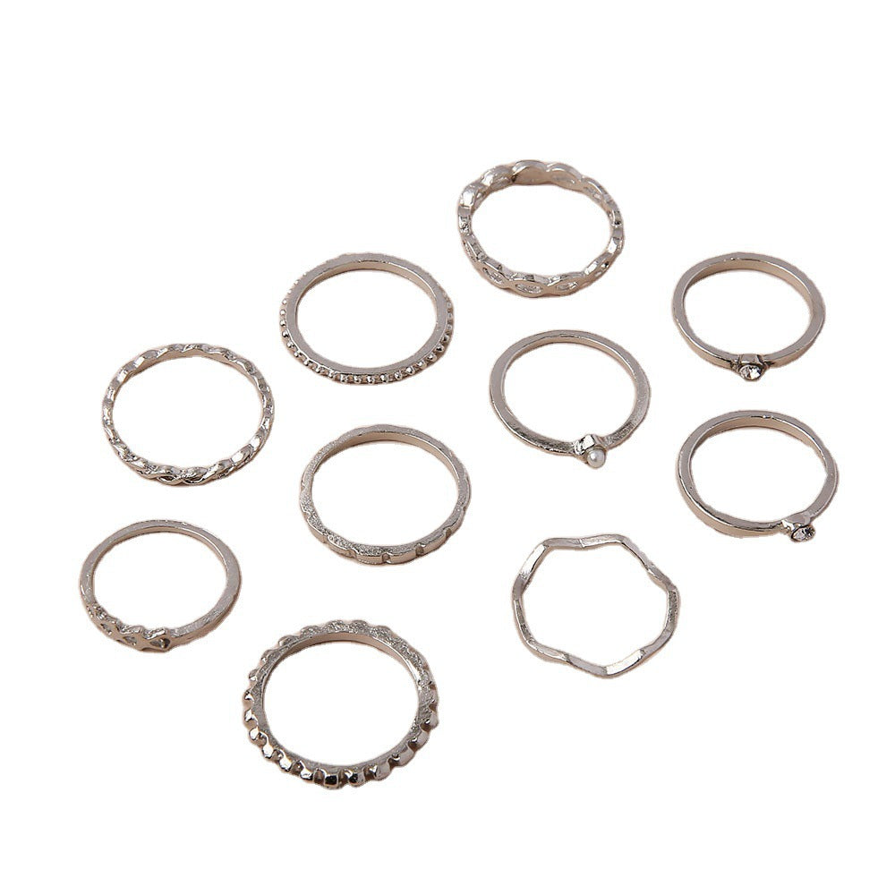 Käsintehty vintage Hopea Sormus