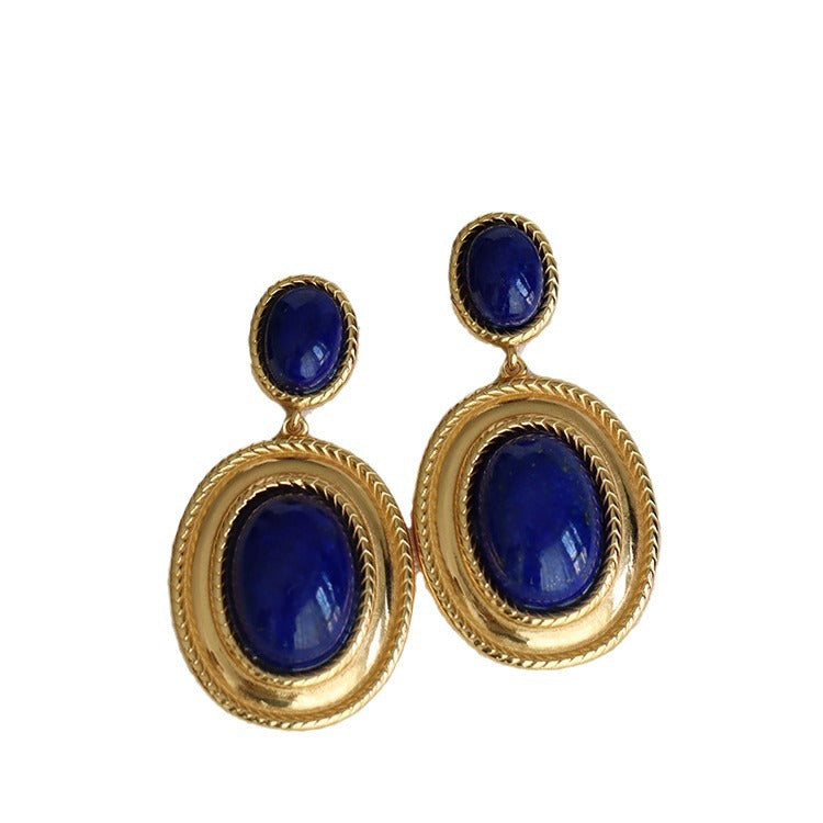 Käsintehty vintage Hopea Korvarengas