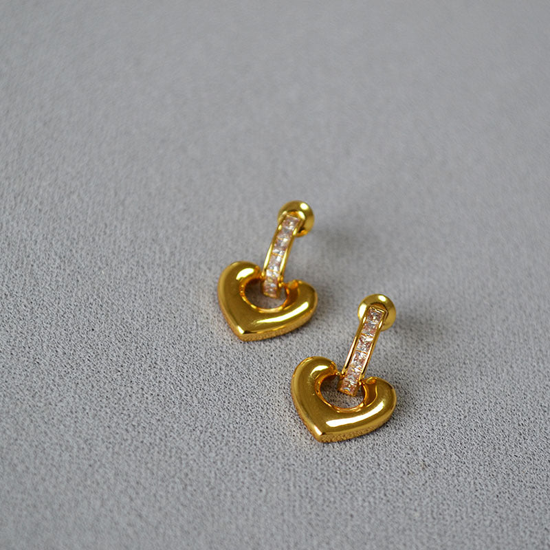 Käsintehty vintage Kulta Korvarengas