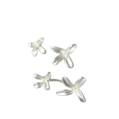 Käsintehty vintage Hopea Korvarengas