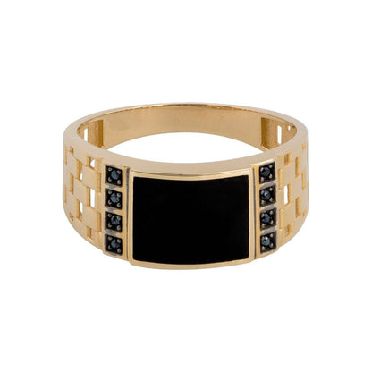 Käsintehty vintage Kulta Sormus