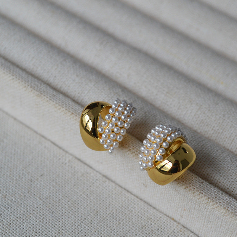 Käsintehty vintage Kulta Korvarengas