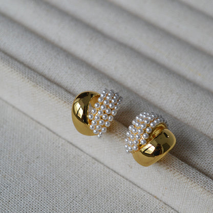 Käsintehty vintage Kulta Korvarengas