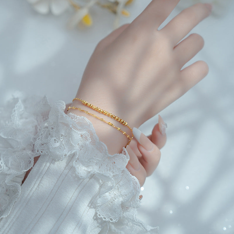 Käsintehty vintage Kulta Rannekoru