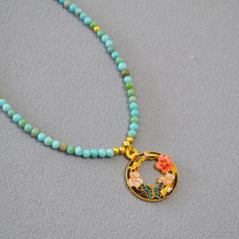 Käsintehty vintage Kulta Kaulakoru