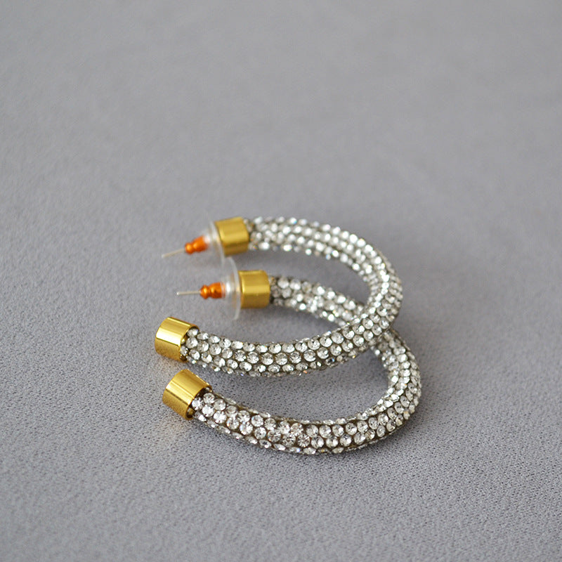 Käsintehty vintage Kulta Korvarengas