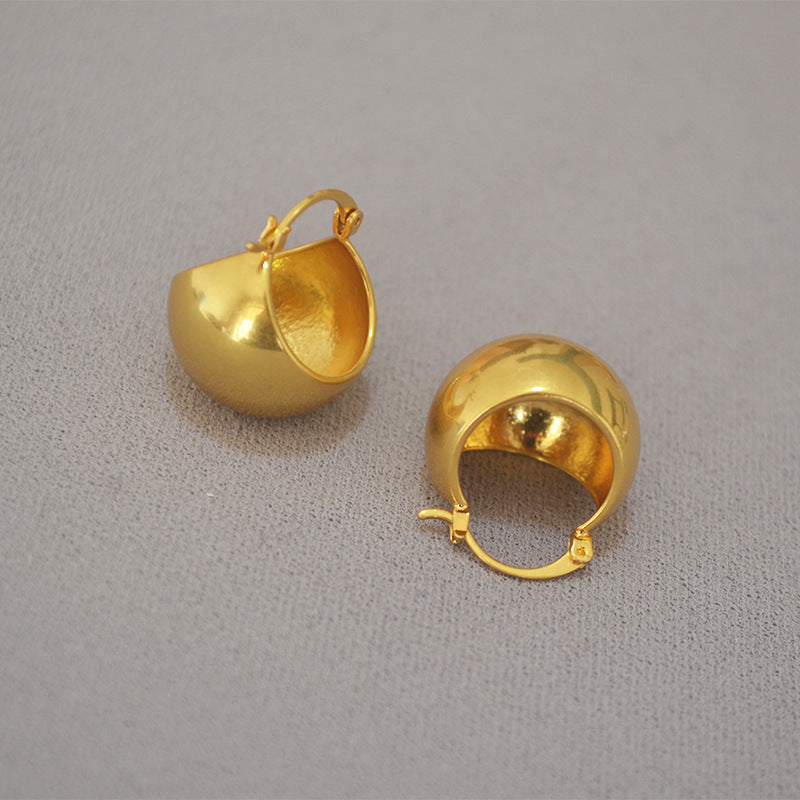 Käsintehty vintage Kulta Korvarengas