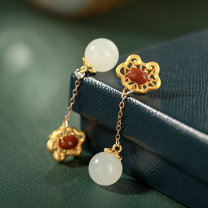 Käsintehty vintage Hopea Korvarengas