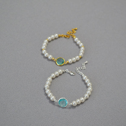 Käsintehty vintage Helmi Rannekoru