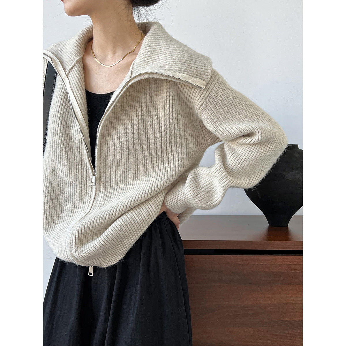 Polished Sweater with an Effortless Classic Look