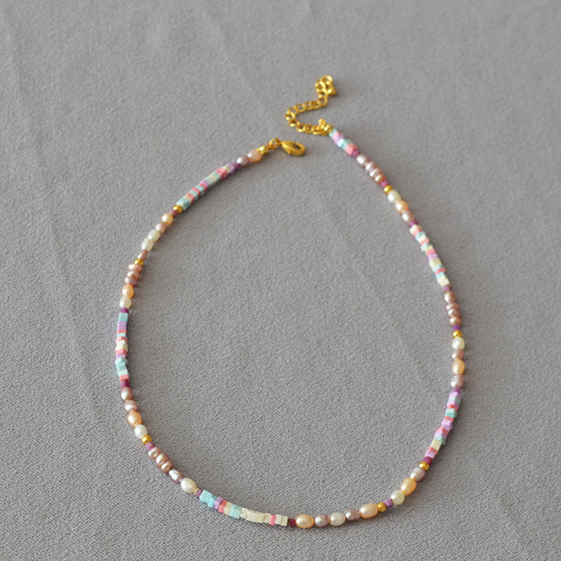 Käsintehty vintage Helmi Kaulakoru