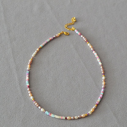 Käsintehty vintage Helmi Kaulakoru