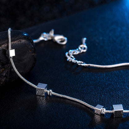 Herkkä käsityö Hopea Rannekoru