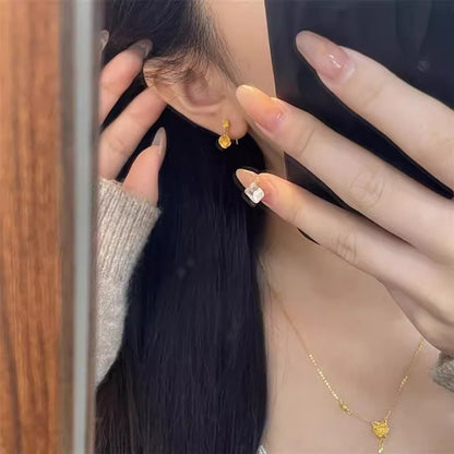 Käsintehty vintage Kulta Korvarengas