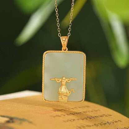 Kaunis Kulta Riipus ainutlaatuisella tyylillä