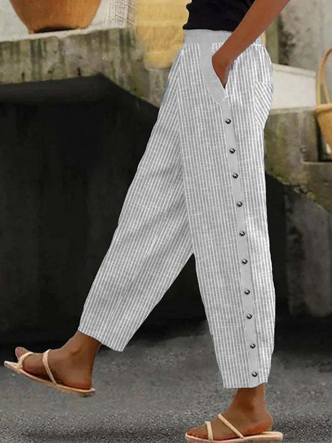 Well Tailored Trousers with a Graceful Silhouette