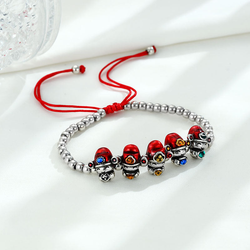 Käsintehty vintage Hopea Rannekoru