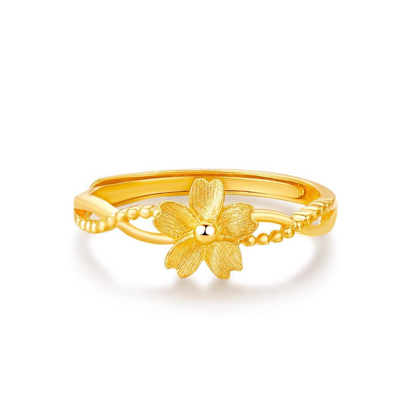 Käsintehty vintage Kulta Sormus