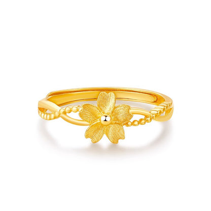 Käsintehty vintage Kulta Sormus