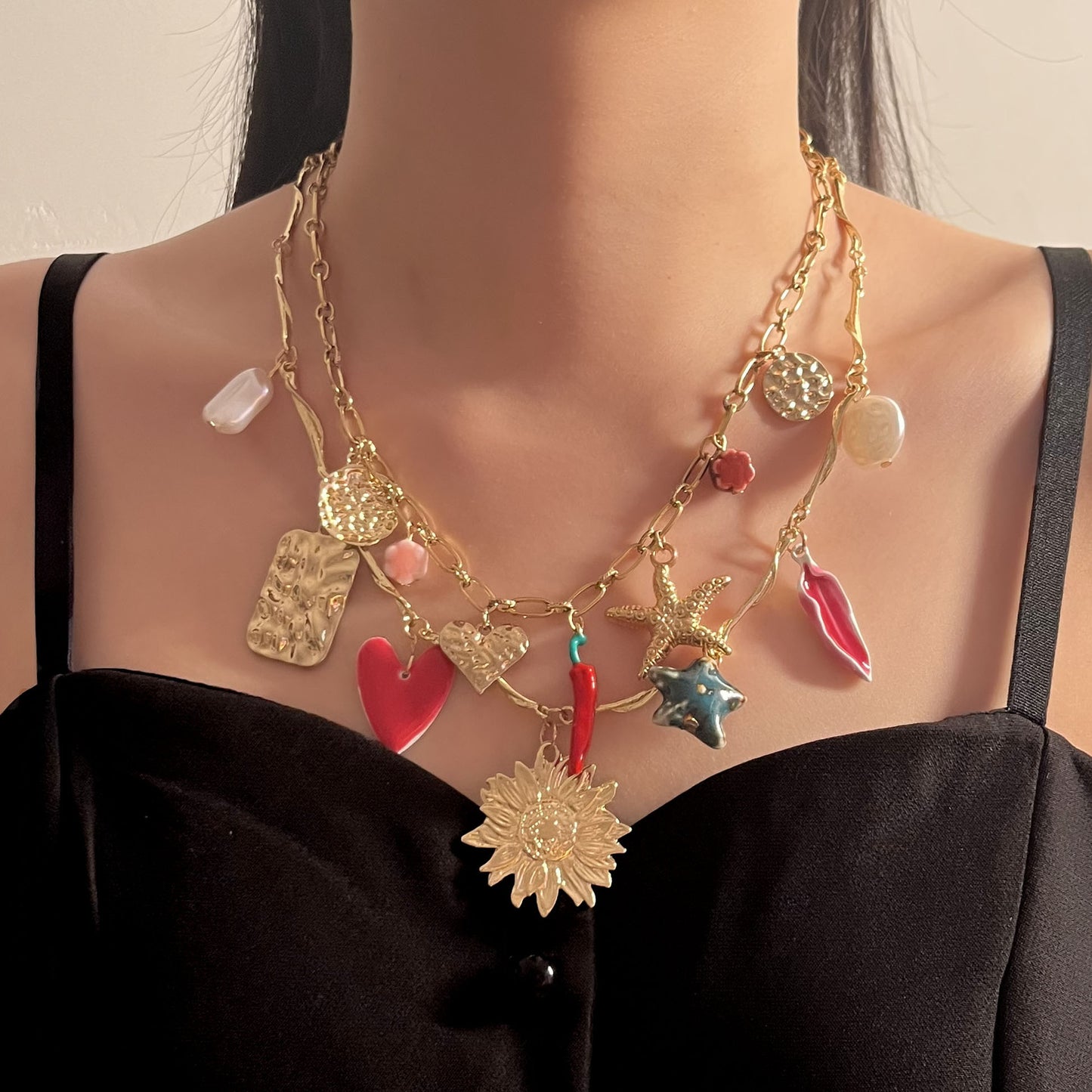 Herkkä käsityö Kaulakoru