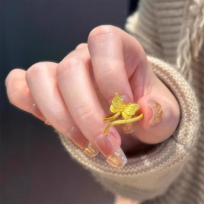 Käsintehty vintage Kulta Sormus