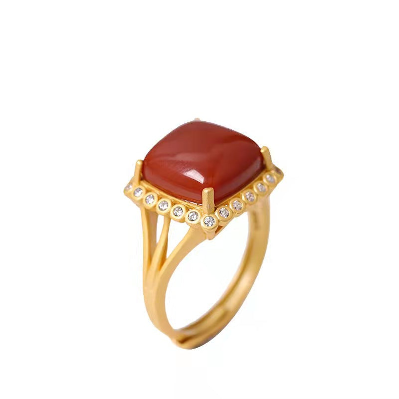 Käsintehty vintage Kulta Sormus