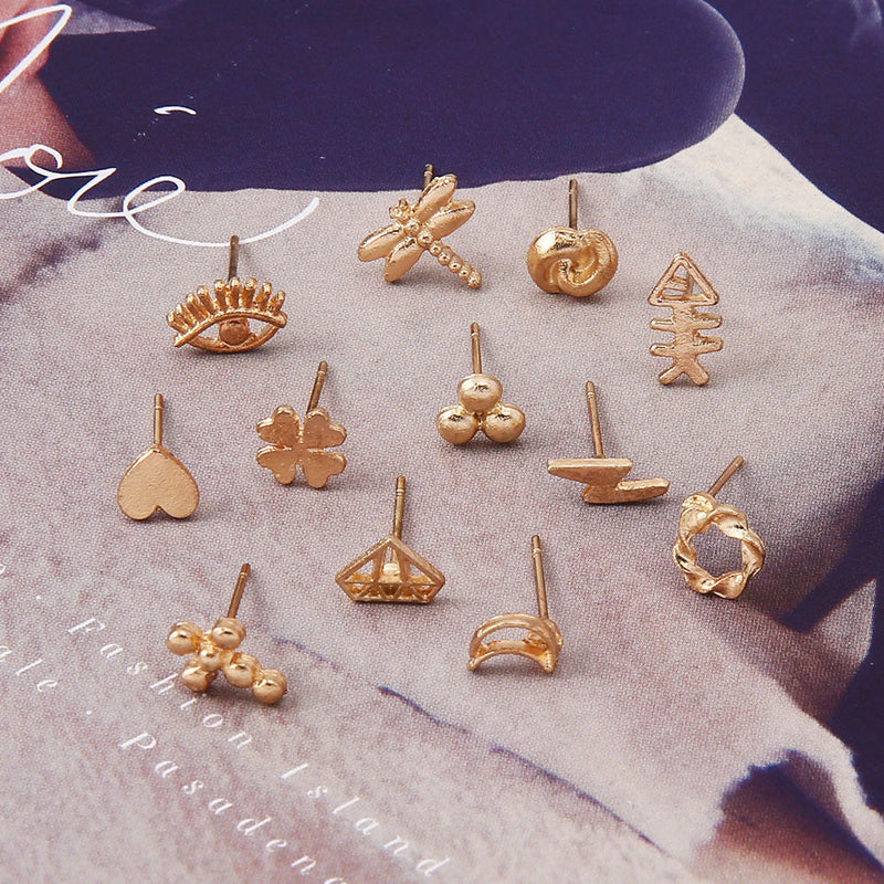 Käsintehty vintage Kulta Korvarengas