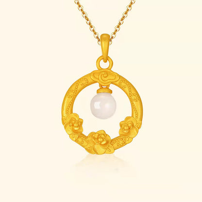 Käsintehty vintage Kulta Kaulakoru