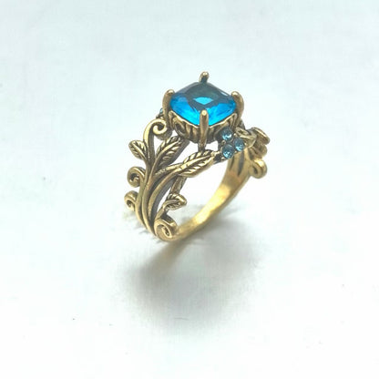 Käsintehty vintage Kulta Sormus