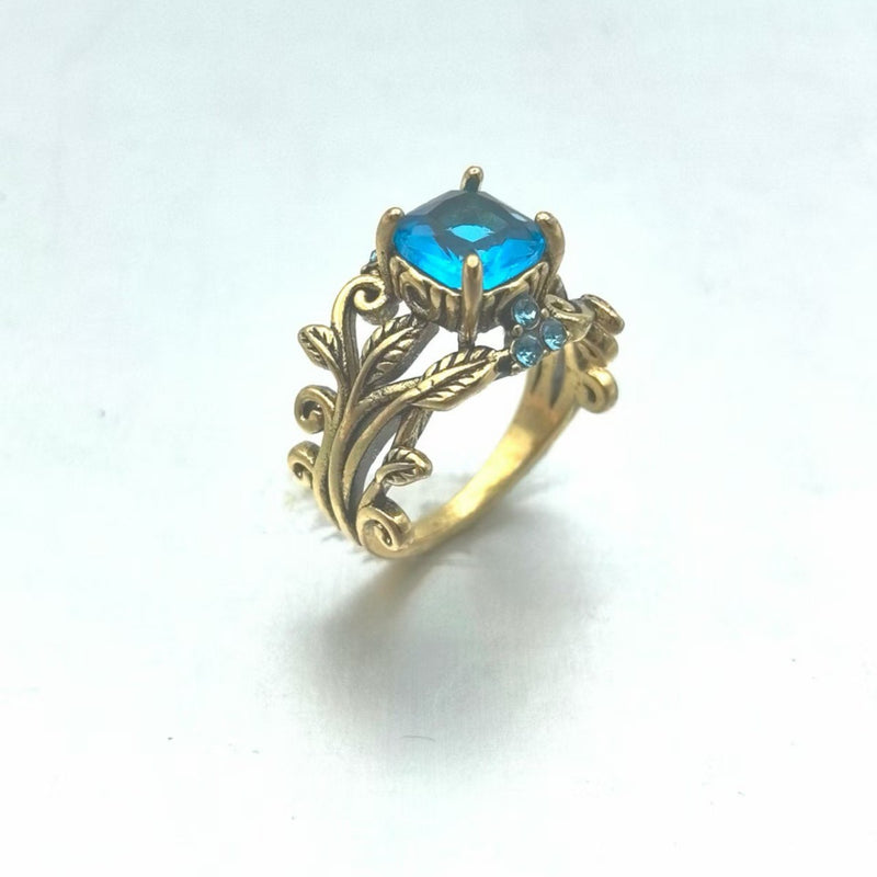 Käsintehty vintage Kulta Sormus