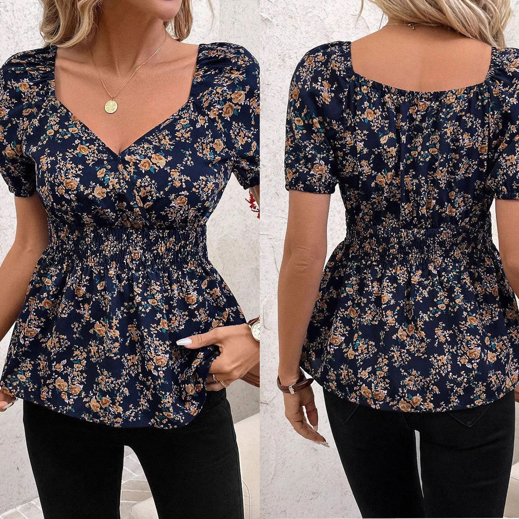 Classic Vintage Blouse with a Flattering Fit