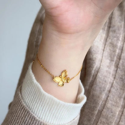 Käsintehty vintage Kulta Kaulakoru