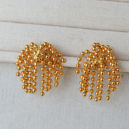 Käsintehty vintage Hopea Korvarengas